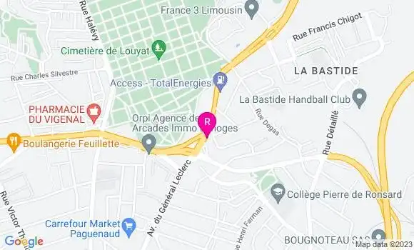 Localisation Restaurant  La Boulangerie de Manon