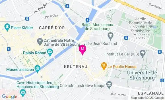 Localisation Restaurant  Le Comptoir de la Frituur