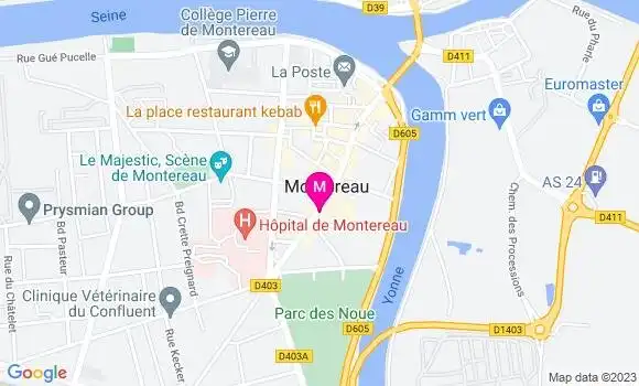 Localisation Pizzeria du Confluent