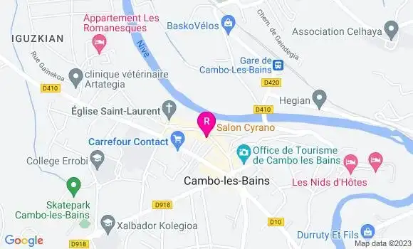 Localisation Restaurant  Salon Cyrano