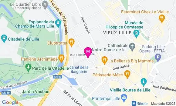Localisation Pizzeria Le Bar et Vous