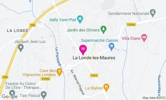 Localisation Restaurant Thaï La Thailondaise