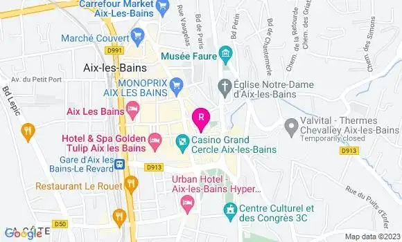 Localisation Restaurant  Maison Peyrache