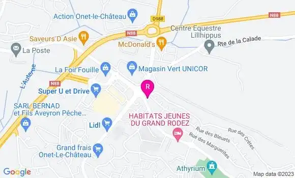 Localisation Restaurant Tacos Tacos Bim Burger
