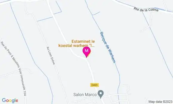 Localisation Restaurant  Le Koestal