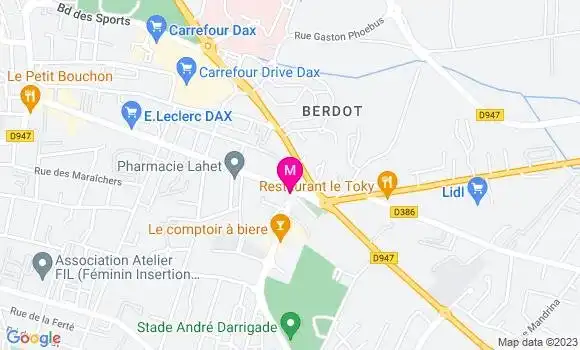 Localisation Restaurant  L