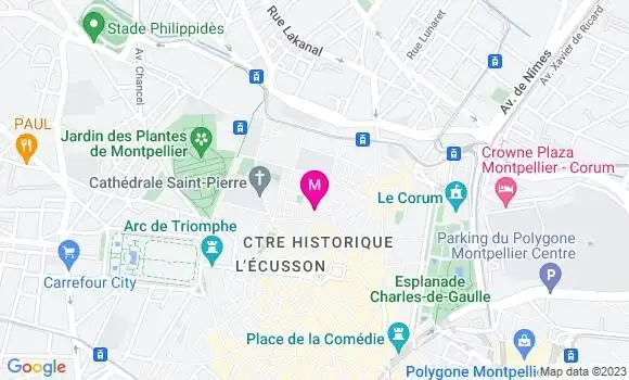 Localisation Restaurant  Les Canons