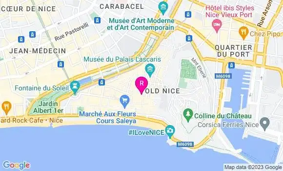 Localisation Restaurant  Carpenter