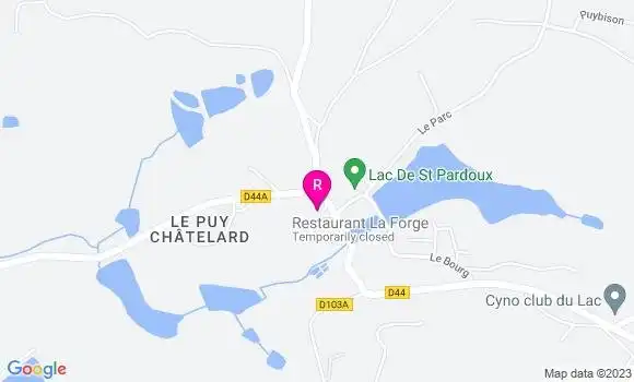 Localisation Restaurant  La Forge