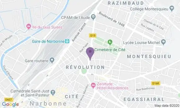 Localisation Restaurant Asiatique Le Dragon d