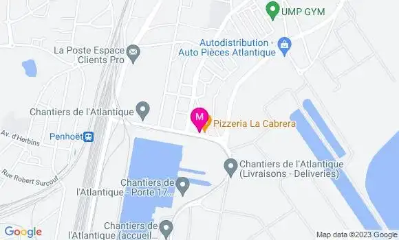 Localisation Pizzeria Pizza King
