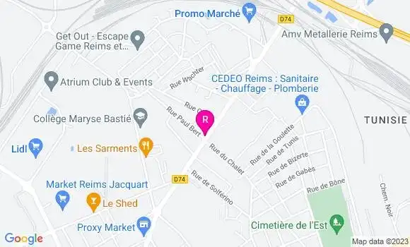 Localisation Café Le Neuf