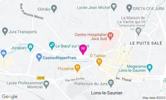 Localisation Pizzeria Pizza Lons
