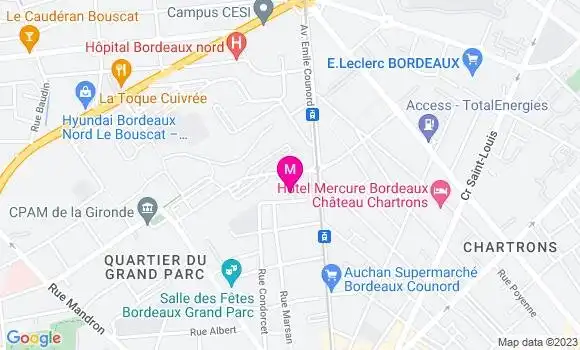 Localisation Restaurant  La Baguette Depuis 2018