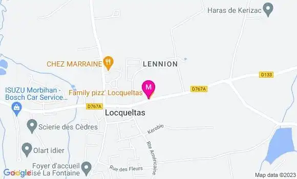 Localisation Restaurant  Family Pizz