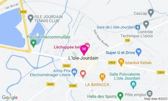 Localisation Restaurant  La Popote Lisloise