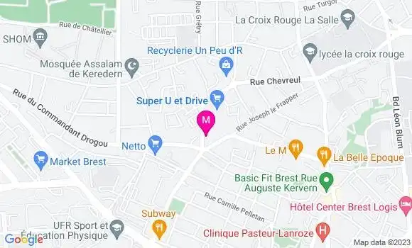 Localisation Restaurant  Sery Pizza