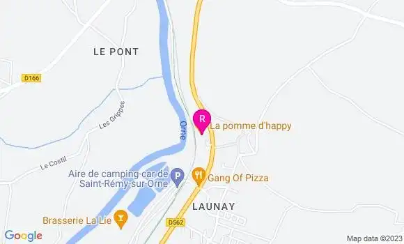 Localisation Restaurant  La Pomme d