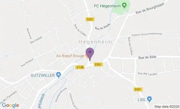 Localisation Restaurant  Au Boeuf Rouge