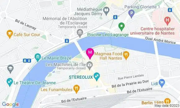 Localisation Restaurant Bio Bioburger