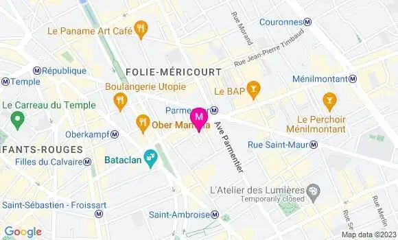 Localisation Restaurant  Le Coin Pop