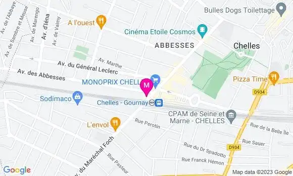 Localisation Pizzeria Au Quai Gourmand