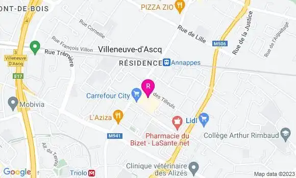 Localisation Restaurant  L