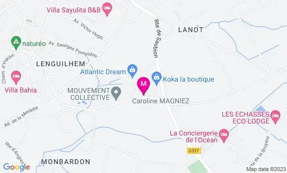 Localisation Restaurant  Coquette la Pouletterie