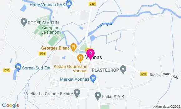 Localisation Restaurant  Le Trotteur