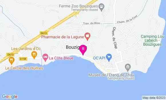 Localisation Restaurant  Justine au Pays des Glaces