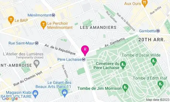 Localisation Restaurant  La Factorie
