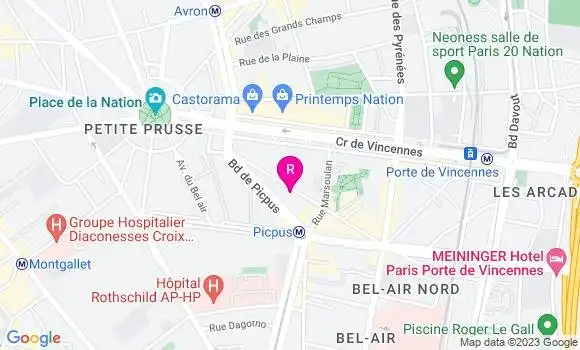 Localisation Restaurant  Candy Paradis