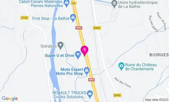 Localisation Restaurant  Au Mont