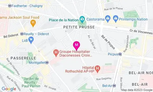 Localisation Restaurant  La P