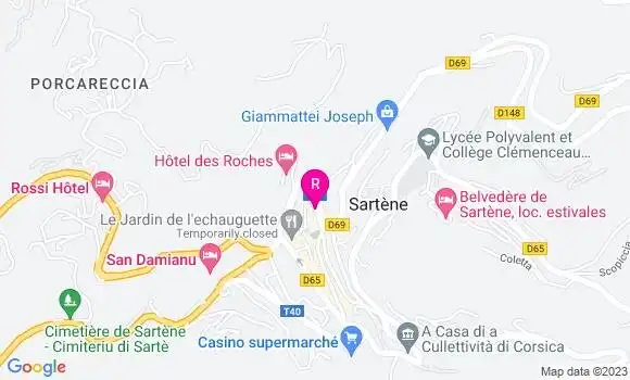 Localisation Restaurant  La Storia