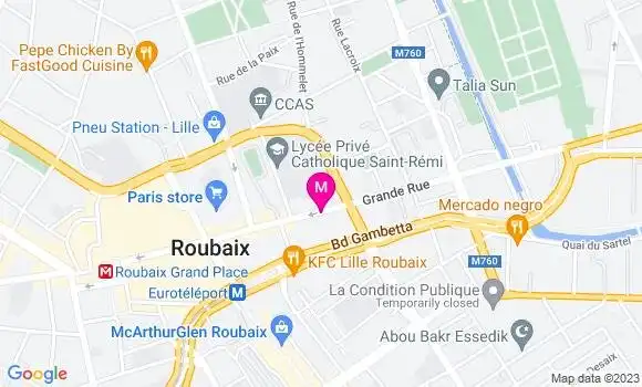Localisation Sandwicherie La Gourmandise