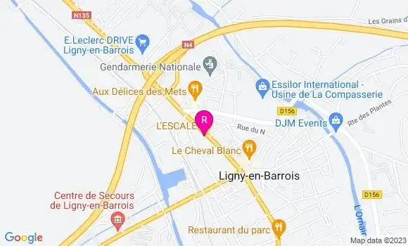 Localisation Restaurant  L