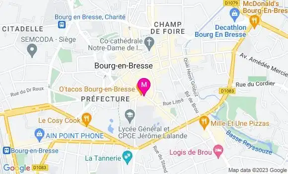 Localisation Restaurant Salon de thé Ninaco