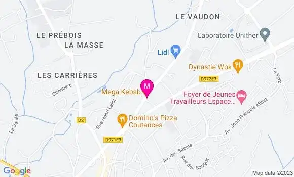 Localisation Mega Kebab