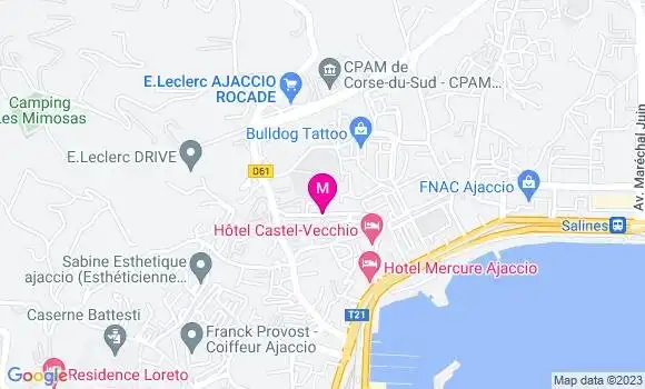 Localisation Restaurant Bar Le Floride
