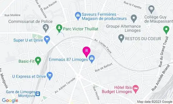 Localisation Restaurant  Relais de Bière