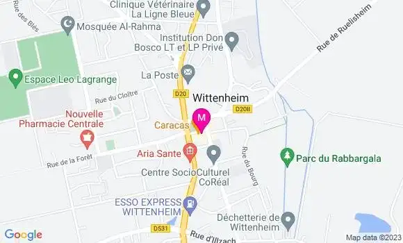 Localisation Restaurant  La Cascade