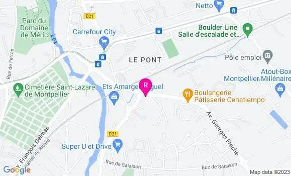 Localisation Restaurant  Monsieur Seraphin