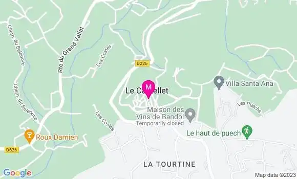 Localisation Restaurant  Lou Mestre Pin