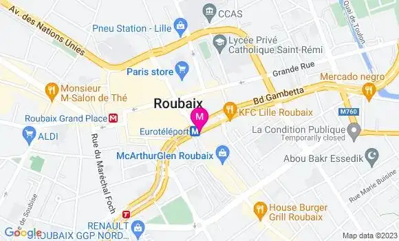 Localisation Fast Food Quick