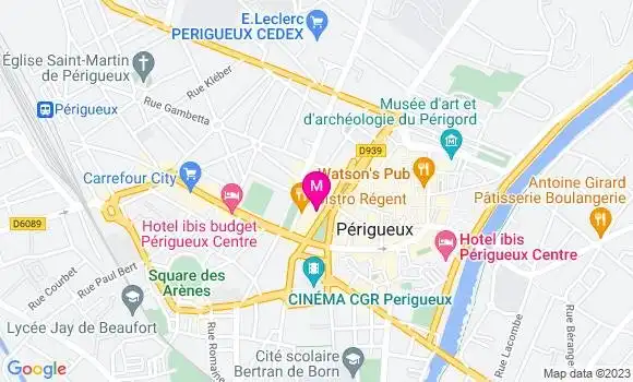Localisation Restaurant  L
