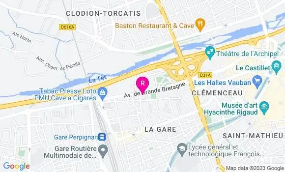 Localisation Pizzeria Akim Jan