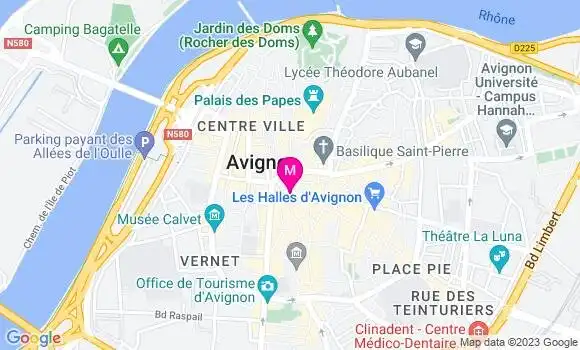 Localisation Restaurant  La Dame Blanche