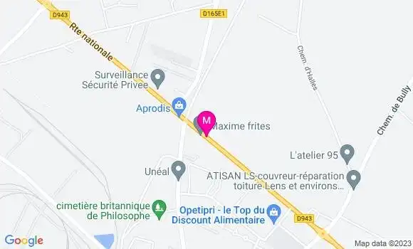 Localisation Restaurant  La Pata