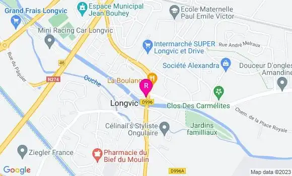 Localisation Pizzeria La Louche